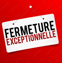 Fermeture de l'accueil physique jusqu'à nouvel ordre